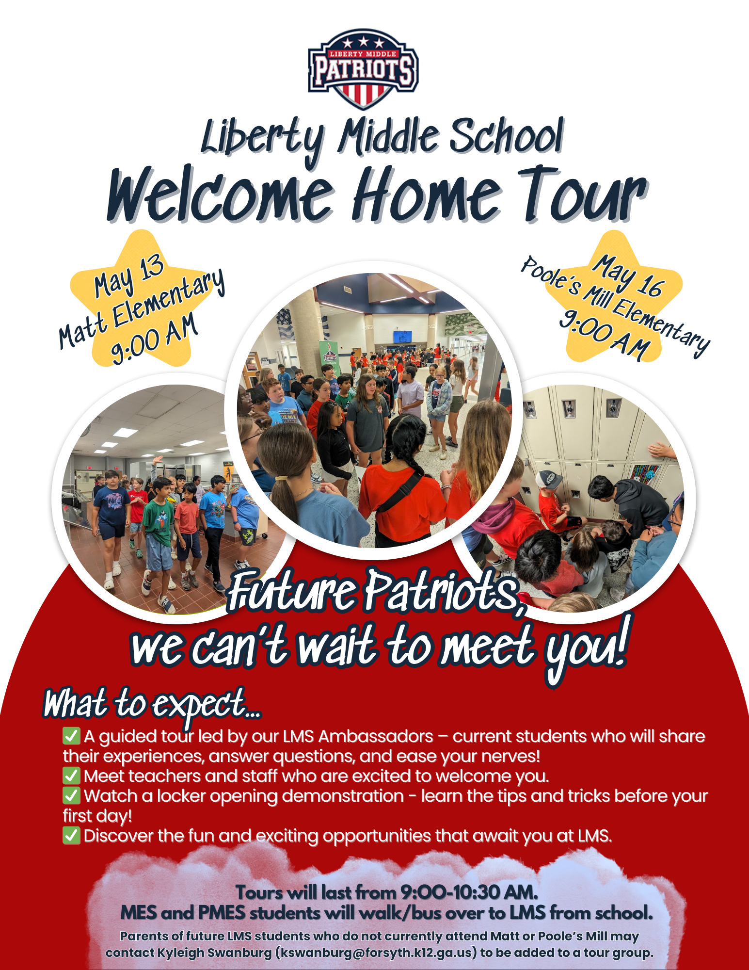 welcome home tour